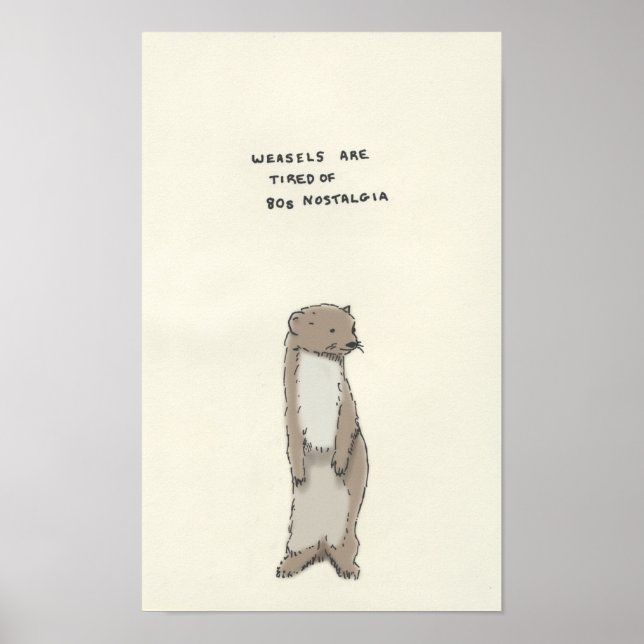 Poster trivia weasel (Devant)