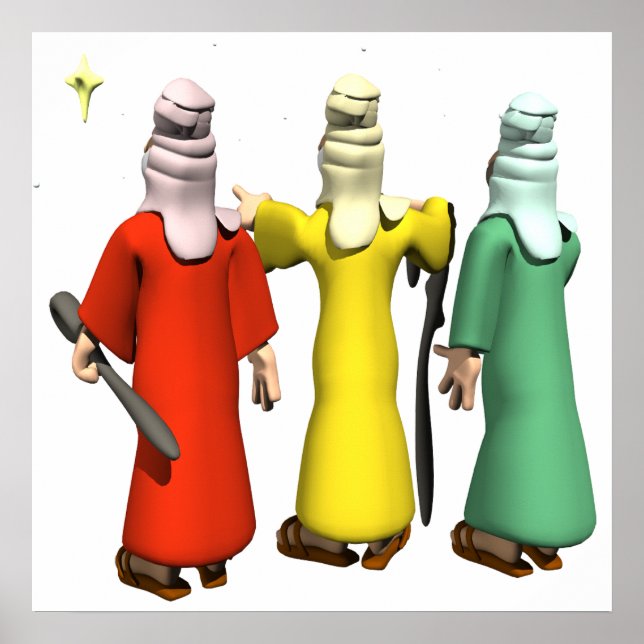 Poster Trois hommes sages (Devant)