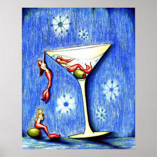 Poster Trois Mermaid Martini
