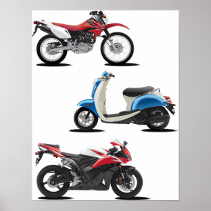 Poster Trois Motos