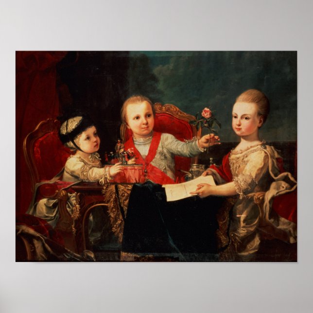 Poster Trois Princes, Enfants de Charles III (Devant)
