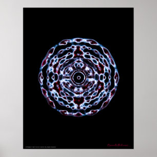 Poster Troisième oeil et fréquence de Chakra de couronne