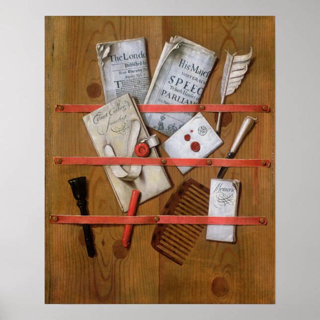 Poster Trompe l'oeil, 1702 (Devant)