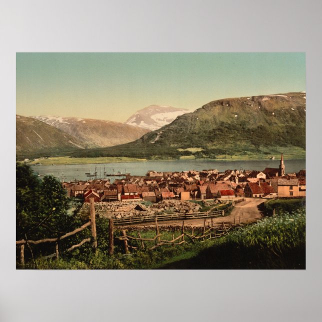 Poster Tromso, Troms, Nord-Norge, Norway (Devant)