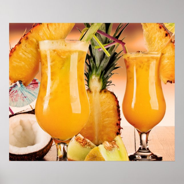 Poster Tropical Fruit (Devant)