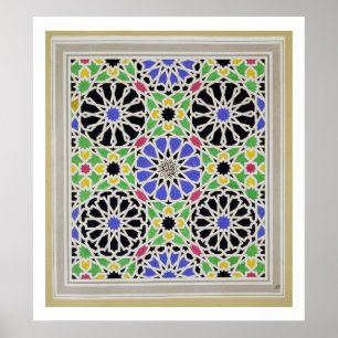 Poster Trottoir de mosaïque dans le vestiaire du sultan