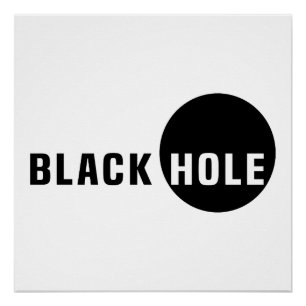 Poster Trou noir