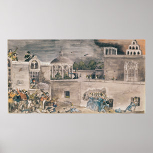 Poster Troupes américaines sous le Général Doniphan