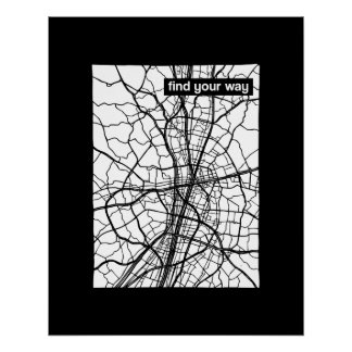 Poster trouver votre chemin