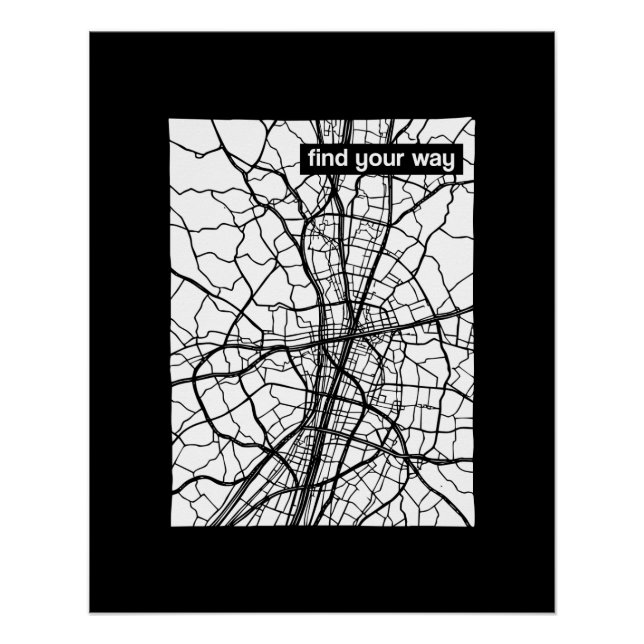 Poster trouver votre chemin (Devant)