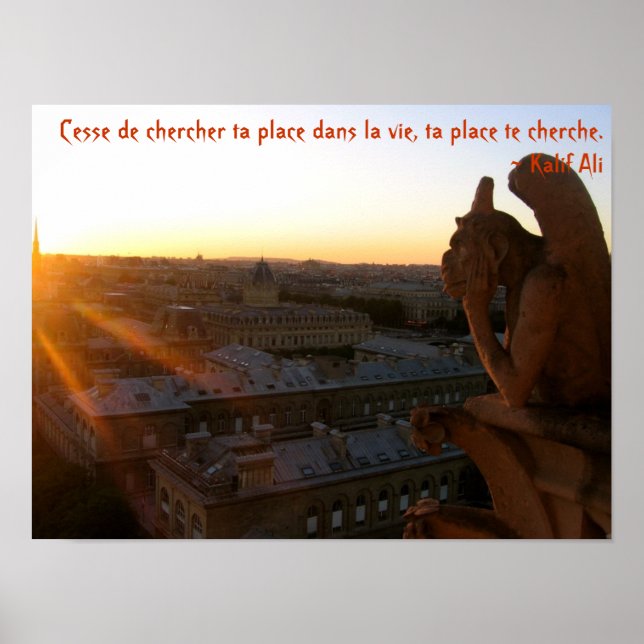Poster Trouver votre place (Devant)