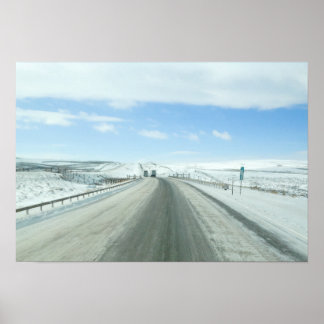 Poster Trucking Interstate 80 Wyoming USA