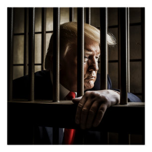 Poster Trump en prison.