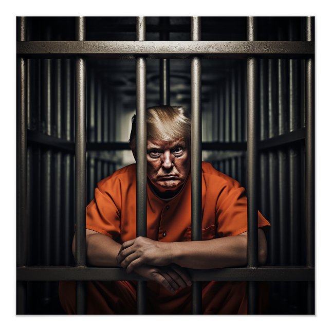 Poster Trump en prison (Devant)