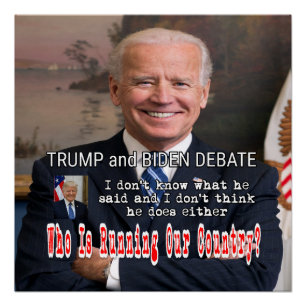 Poster Trump et Biden