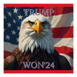 POSTER TRUMP GAGNE 2024