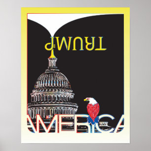 Poster Trumpet et Capitole TRUMP