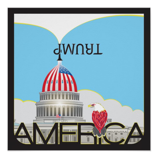 Poster Trumpet et Capitole TRUMP (Devant)