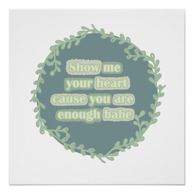 Poster Tu en as assez ! (Devant)