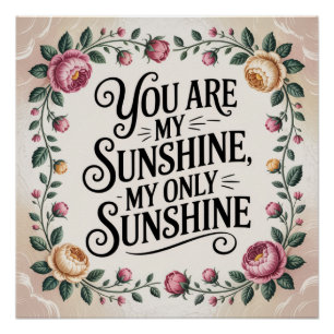 Poster Tu es mon soleil, mon seul soleil