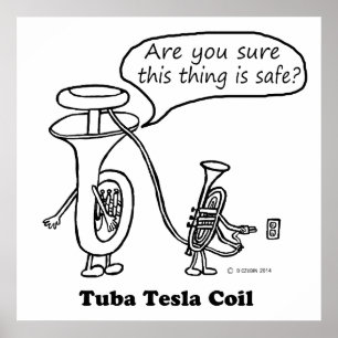 Poster Tuba Tesla Coil