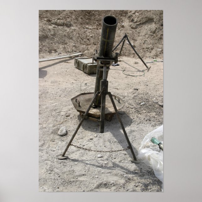 Poster Tubes en mortier (Devant)