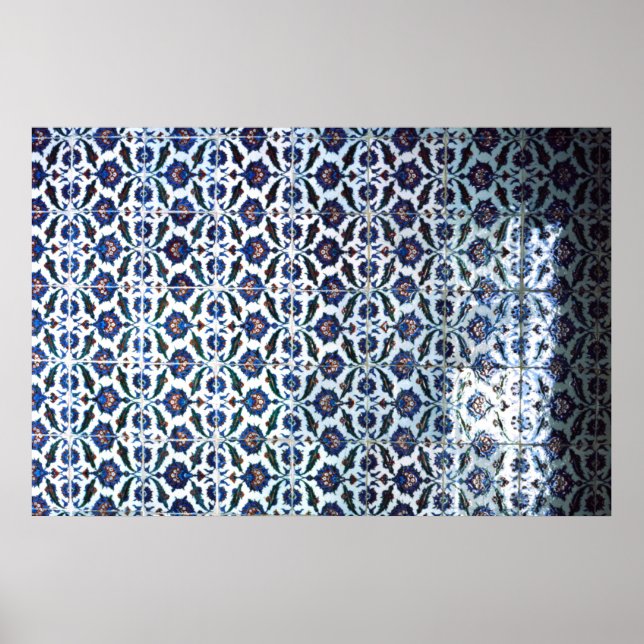 Poster Tuile mauresque, Palais, Sintra, Portugal (Devant)