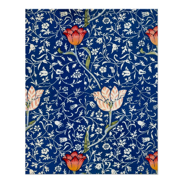 Poster Tulip, William Morris (Devant)