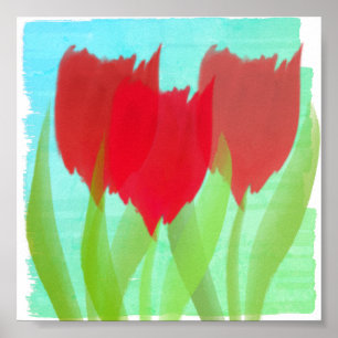 Poster Tulipes personnalisées