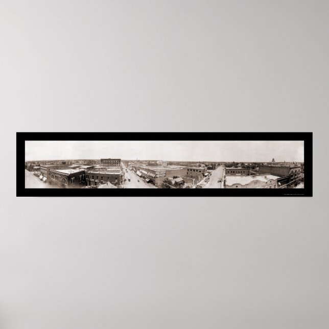 Poster Tulsa Oklahoma Photo 1908 (Devant)