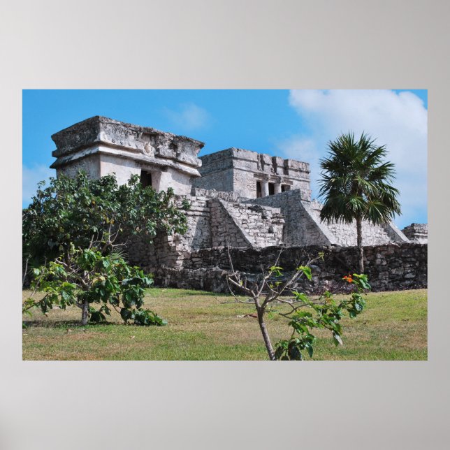 Poster Tulum ruins (Devant)