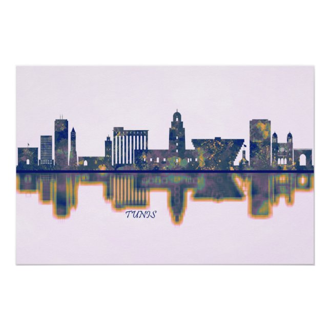 Poster Tunis Tunisie (Devant)