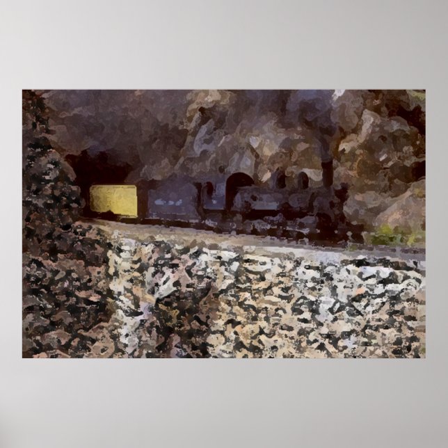 Poster Tunnel de montagne (Devant)