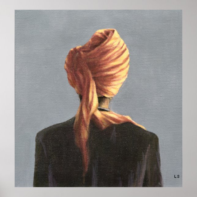 Poster Turban orange 2004 (Devant)
