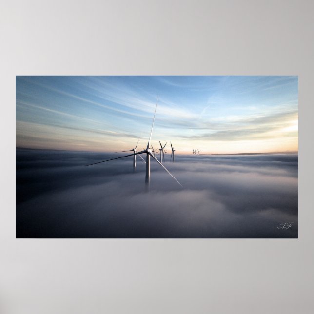 Poster Turbines intemporelles (Devant)
