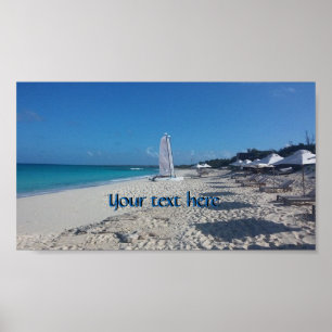 Poster Turks and Caicos Beach