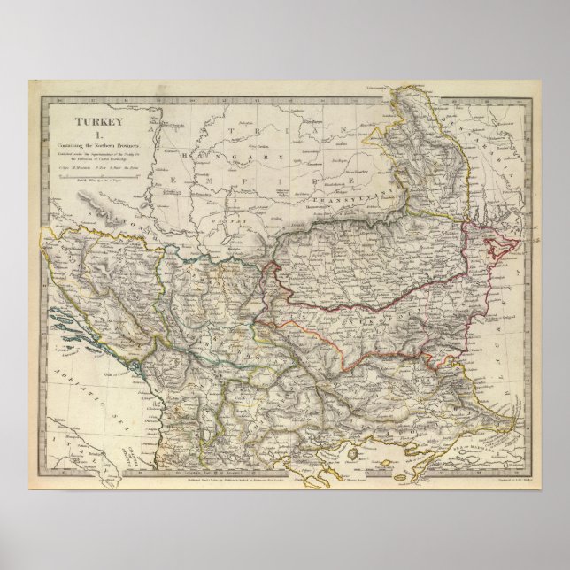 Poster Turquie I, nord (Devant)