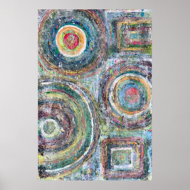Poster turquoise piloté 24 x 36 (Devant)