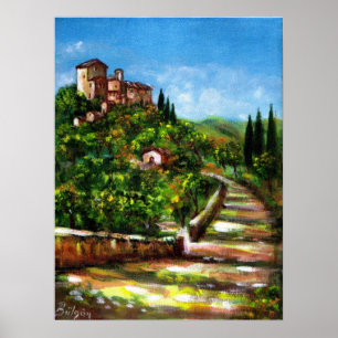 POSTER TUSCANY LANDSCAPE