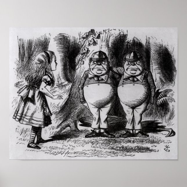Poster Tweedledum et Tweedledee (Devant)