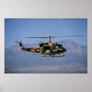 Poster Twin Huey UH-1N