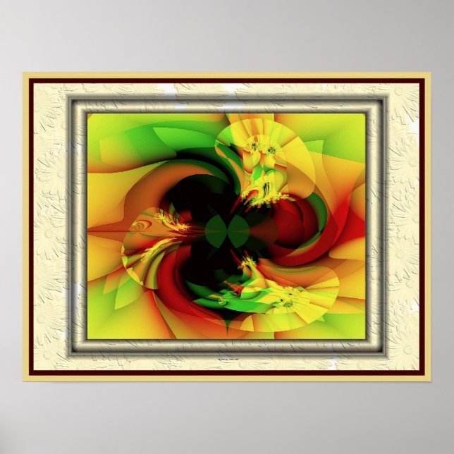 Poster Twirlbloom. (Devant)