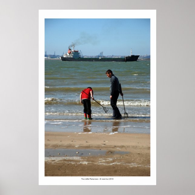 Poster Two Little Fishermen (Devant)