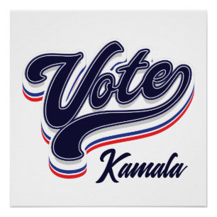 Poster Typographie des votes - Élections