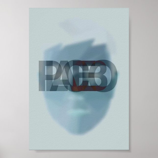 Poster typographique - Placebo (Devant)