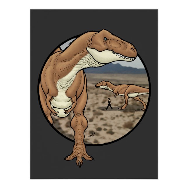 Poster Tyrannosaurus rex #2 (Devant)