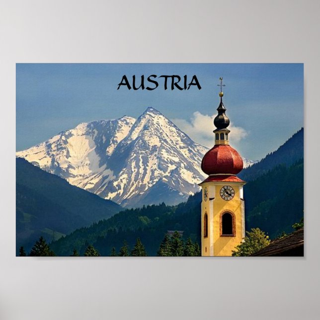 POSTER TYROL, AUTRICHE, (Devant)