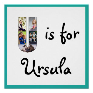 Poster U est pour Nom