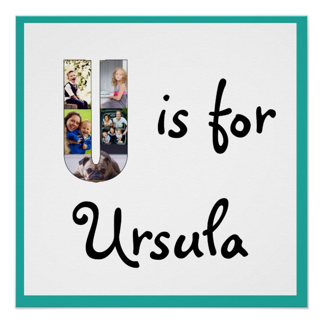 Poster U est pour Nom (Devant)