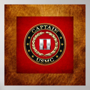 Poster U.S. Marines: Captain (USMC Capt) [3D]